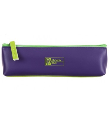 Пенал однокамерный «Феникс+» 190*55*50 мм, фиолетовый/салатовый
