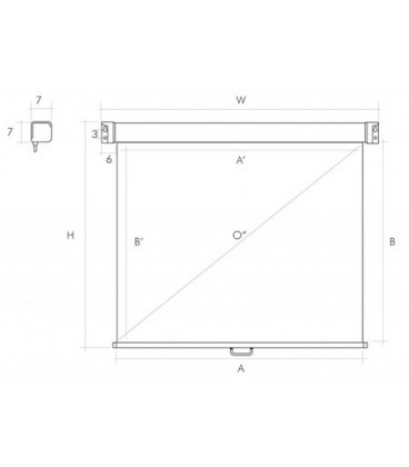 Экран настенный Ligra Ecoroll 043243 Ecoroll manual MW