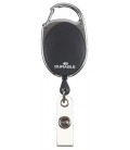 Держатель для бейджа роликовый Durable черный