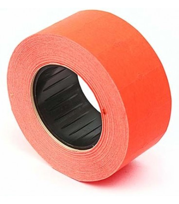 Этикет-лента однострочная 21,5*12 мм, красная