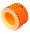 Ценник на клейкой основе Rolls 50*40 мм, оранжевый