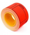 Ценник на клейкой основе Rolls 50*40 мм, красный