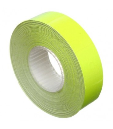 Этикет-лента двустрочная Economix 23*16 мм, 700 шт., прямоугольная, желтая