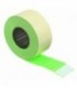 Этикет-лента двустрочная 26*16 мм, зеленая, намотка вовнутрь