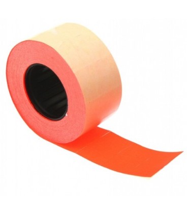 Этикет-лента двустрочная 26*16 мм, красная