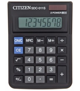 Калькулятор 8-разрядный Citizen SDC-011S черный