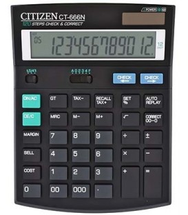 Калькулятор 12-разрядный Citizen CT-666 черный
