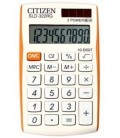 Калькулятор карманный 10-разрядный Citizen SLD-322 белый с оранжевым