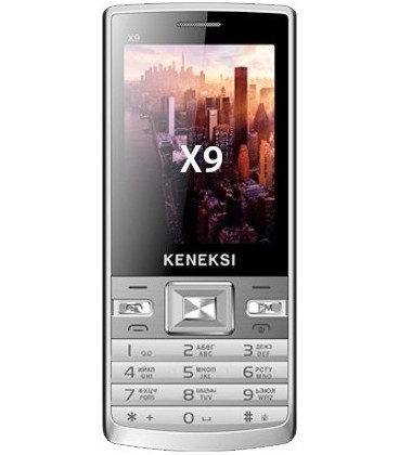 Телефон мобильный Keneksi X9 Black, корпус черно-серебристый