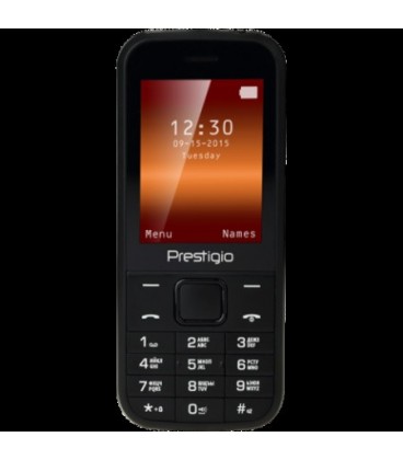 Телефон мобильный Prestigio PFP1240 Black, корпус черного цвета