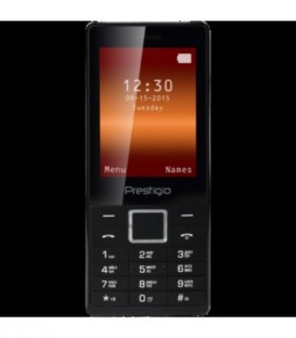 Телефон мобильный Prestigio PFP1280 Black, корпус черного цвета