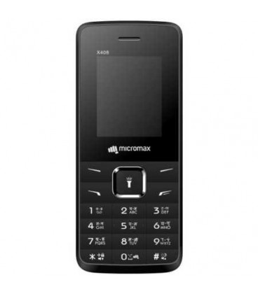 Телефон мобильный Micromax X408 Warm Grey, корпус темно-серого цвета