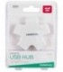 Концентратор USB Hub Omega OUH24S 4 порта, белый
