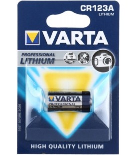 Батарейка литиевая Varta Lithium CR123A, 3V