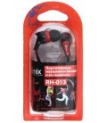 Наушники Ritmix RH-013 черные с красным