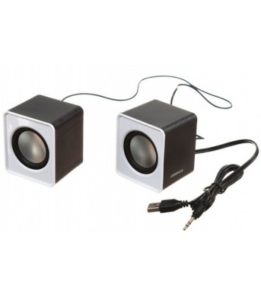 Колонки Omega OG01 черно-белые