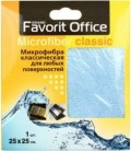 Салфетка из микрофибры для любых поверхностей Favorit Office 25*25 см