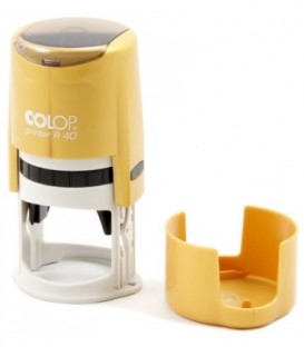 Автоматическая оснастка Colop PR40 в боксе для клише печатидиаметр 248-40 мм, корпус желтый