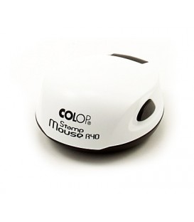 Полуавтоматическая оснастка Colop Stamp Mouse для клише печатидиаметр 248-40 мм, корпус белый