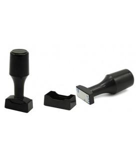 Оснастка пластиковая для штампов (с высокой ручкой) для клише штампа 26*9 мм, марка BP-08 (26*9), корпус черный