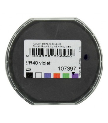 Подушка штемпельная сменная Colop для печатей тип E/R40 для оснасток: R40, R40-Dater, фиолетовая