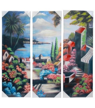 Картина (репродукция) 78*80 см, без рамки (3 части)