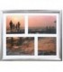 Фоторамка пластиковая «Керс» KF2530 2*10*15 см+2*10*10 см (32*27 см), серебристая