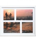 Фоторамка пластиковая «Керс» KF2530 2*10*15 см+2*10*10 см (32*27 см), белая