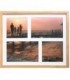 Фоторамка пластиковая «Керс» KF2530К 2*10*15 см+2*10*10 см (31,5*27 см), светло-коричневая