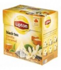 Чай Lipton ароматизированный в пирамидках 34 г, Vanilla Caramel, черный чай