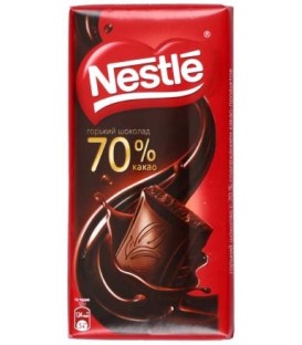 Шоколад Nestle 90 г, горький