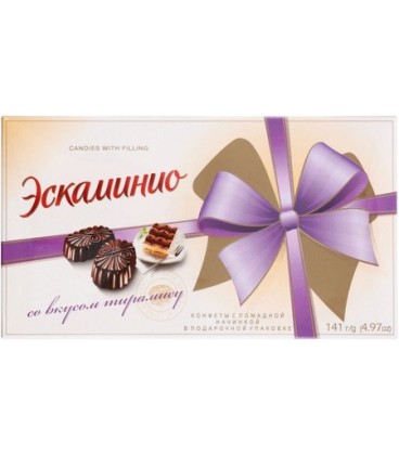 Набор конфет «Эскамино» со вкусом тирамису 141 г