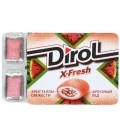 Жевательная резинка Dirol X-Fresh без сахара 16 г, «Арбузный лед»