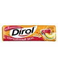Жевательная резинка Dirol без сахара 13,6 г, «Арбузно-дынный коктейль»