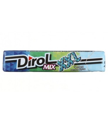 Жевательная резинка Dirol Mint MIX XXL без сахара 19 г, ассорти мятных вкусов