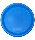 Тарелка одноразовая пластиковая «Мистерия» плоская, диаметр 21 см, синяя