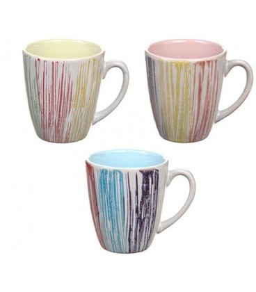 Чашка керамическая 75*85 мм, ассорти