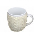 Кружка керамическая с вязанным чехлом 95*110 мм, 530 мл