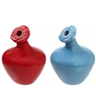 Ваза керамическая 14*13 см, ассорти