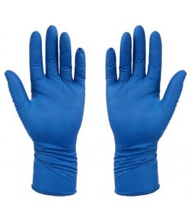 Перчатки латексные хозяйственные Flexy Gloves размер L, синие