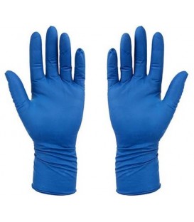 Перчатки латексные хозяйственные Flexy Gloves размер S, синие
