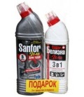 Средство для чистки труб Sanfor 750 мл + 500 мл Sanfor Белизна