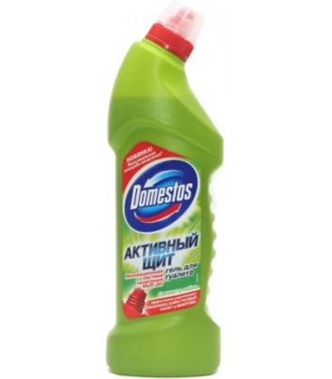 Средство чистящее для унитаза Domestos 750 мл, «Активный щит. Свежесть лайма»