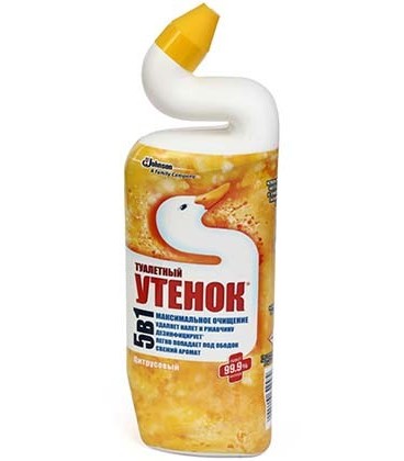Средство чистящее для унитазов «Туалетный утенок» 750 мл, «Цитрусовый»