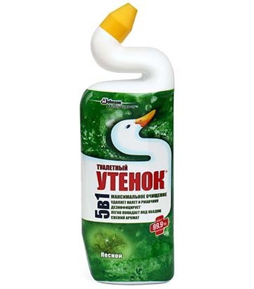 Средство чистящее для унитазов «Туалетный утенок» 750 мл, «Лесной»