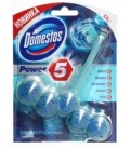 Блок для унитаза в пластиковом подвесе Domestos Power5 55 г, «Свежесть океана»