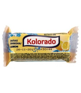 Блок для унитаза в пластиковом подвесе Kolorado 40 г, «Лимон», запасной блок
