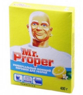 Универсальный моющий порошок Mr.Proper 400 г, «Лимон»