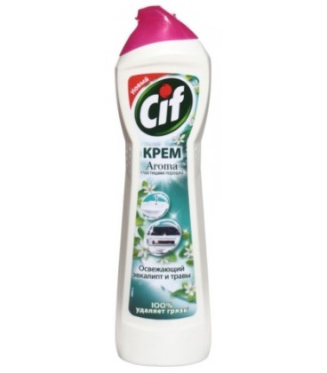 Крем чистящий Cif 500 мл, Aroma «Эвкалипт и травы»
