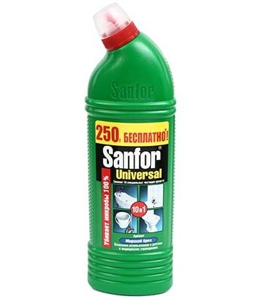 Средство для чистки Sanfor Universal 750+250 г, «Морской бриз»